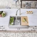 GobekUsa Black Single Handle Pull Out Kitchen Faucet Swivel 360° Water Mixer Tap