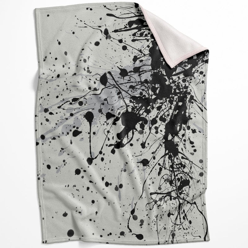 Black Splatter Blanket