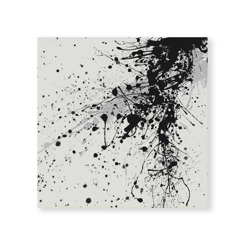 Black Splatter Canvas