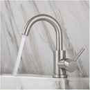 GobekUsa Black Stainless Steel Bathroom Faucet - Single Handle