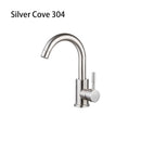 GobekUsa Black Stainless Steel Bathroom Faucet - Single Handle