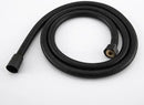 Black stainless steel flexible shower hose bathroom brass fittings by Decorbites