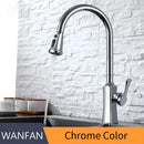GobekUsa Black Stream Handle Kitchen Faucet Tap Rotation Mixer Swivel Pull Out