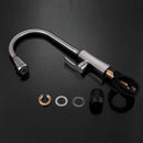 GobekUsa Black Stream Handle Kitchen Faucet Tap Rotation Mixer Swivel Pull Out