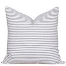 Fina Striped Pillow Cover | Cream, Black by Apartment No.3