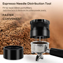GobekUsa Coffee Needle Block Distributor 51/53/58mm Espresso Stirrer Leveler Tool