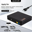 GobekUsa DC UPS Backup Battery 16000mAh 5V 9V 12V for Router Modem Switch