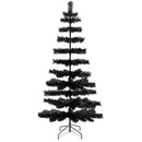 Black Tinsel Christmas Tree