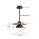 GobekUsa Black Travertine LED Hanging Pendant Light - Nordic Modern Home Decor