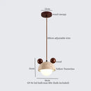 GobekUsa Black Travertine LED Hanging Pendant Light - Nordic Modern Home Decor