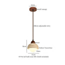 GobekUsa Black Travertine LED Hanging Pendant Light - Nordic Modern Home Decor