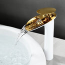 GobekUsa Black Waterfall Bathroom Faucet Mixer Tap