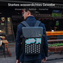 GobekUsa 15" Waterproof RGB LED Screen School Backpack with Laptop Compartment