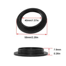 Black & white 40mm collar rings light socket kitchen adapter by Decorbites