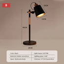 GobekUsa Adjustable Wood Desk Lamp for Children's Study, Office, Bedroom - LED Reading Light