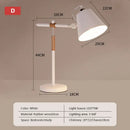 GobekUsa Adjustable Wood Desk Lamp for Children's Study, Office, Bedroom - LED Reading Light