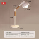 GobekUsa Adjustable Wood Desk Lamp for Children's Study, Office, Bedroom - LED Reading Light