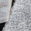 Gray Black Area Rug Mondial Modern Paint Effect