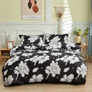 GobekUsa Branch Flower Duvet Cover Set with Bed Sheets & Pillowcases