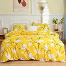 GobekUsa Branch Flower Duvet Cover Set with Bed Sheets & Pillowcases