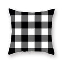 Black white & gold geometric star stripe print pillowcase bedroom decor by Decorbites
