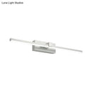 GobekUsa Black/White LED Wall Mounted Bathroom Mirror Light - Iron Stick Vanity Lamp, Multiple Sizes Available