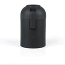 Black & white plastic lamp holder socket for living room luminaire by Decorbites