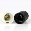 Black & white plastic lamp holder socket for living room luminaire by Decorbites
