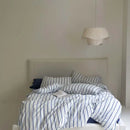 100% Cotton Black Stripe Duvet Cover Set in Various Sizes by GobekUsa