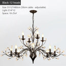 GobekUsa Crystal LED Chandelier for Home Lighting in Bedroom Living Room Dining Kitchen