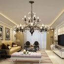 GobekUsa Crystal LED Chandelier for Home Lighting in Bedroom Living Room Dining Kitchen