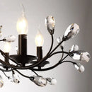 GobekUsa Crystal LED Chandelier for Home Lighting in Bedroom Living Room Dining Kitchen