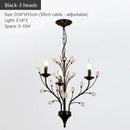 GobekUsa Crystal LED Chandelier for Home Lighting in Bedroom Living Room Dining Kitchen