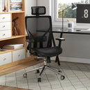 High-Back Mesh Executive Chair with Sliding Seat and Adjustable Lumbar Support by LJGDeals
