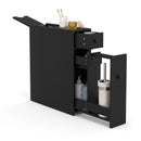 Black Bathroom Cabinet Space Saver Storage Organizer by LJGDeals