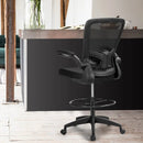 Height Adjustable Drafting Chair with Flip Up Arms by LJGDeals