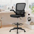 Height Adjustable Drafting Chair with Flip Up Arms by LJGDeals