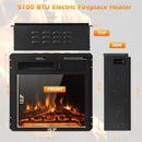18/22.5 Inch Electric Fireplace Insert with 7 by LJGDeals
