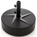 Patio Umbrella Base 88LBS Capacity Water and Sand Fillable Market Table Umbrella Stand-Black by LJGDeals