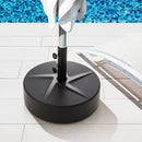 Patio Umbrella Base 88LBS Capacity Water and Sand Fillable Market Table Umbrella Stand-Black by LJGDeals