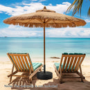 Patio Umbrella Base 88LBS Capacity Water and Sand Fillable Market Table Umbrella Stand-Black by LJGDeals
