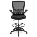 Height Adjustable Drafting Chair with Flip Up Arms by LJGDeals