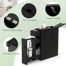 Black Bathroom Cabinet Space Saver Storage Organizer by LJGDeals