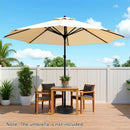 Patio Umbrella Base 88LBS Capacity Water and Sand Fillable Market Table Umbrella Stand-Black by LJGDeals