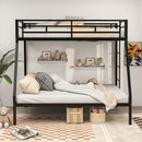 Space-saving Metal Slatted Bed Frame for Teens and Adults Noise-free No Box Spring Needed by LJGDeals