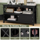 44 Inch Wooden Storage Cabinet TV Stand by LJGDeals