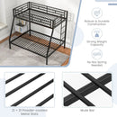 Space-saving Metal Slatted Bed Frame for Teens and Adults Noise-free No Box Spring Needed by LJGDeals