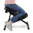 Adjustable Ergonomic Kneeling Chair with Upgraded Gas Spring Rod and Thick Foam Cushions by LJGDeals