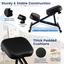 Adjustable Ergonomic Kneeling Chair with Upgraded Gas Spring Rod and Thick Foam Cushions by LJGDeals
