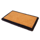 Black Border Coir Doormat
